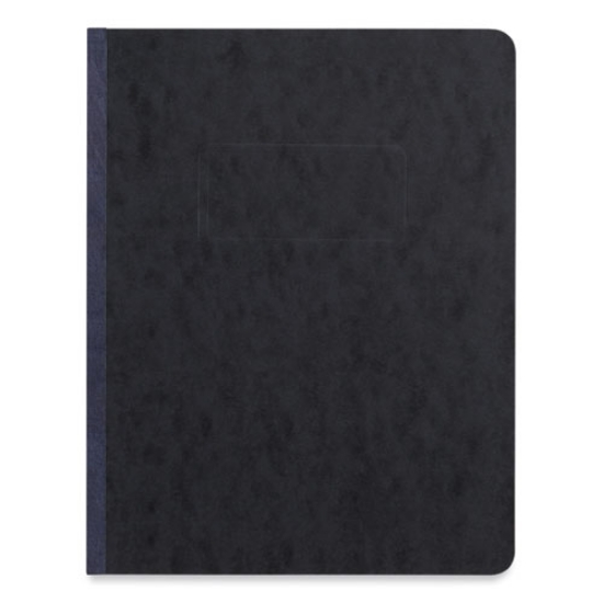 Picture of Pressboard Report Cover, Two-Piece Prong Fastener, 3" Capacity, 8.5 X 11, Black/black