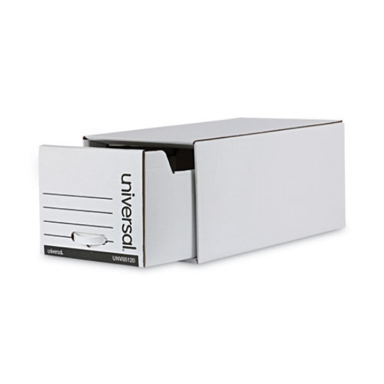 Picture of Economy Storage Drawer Files, Letter Files, White, 6/carton