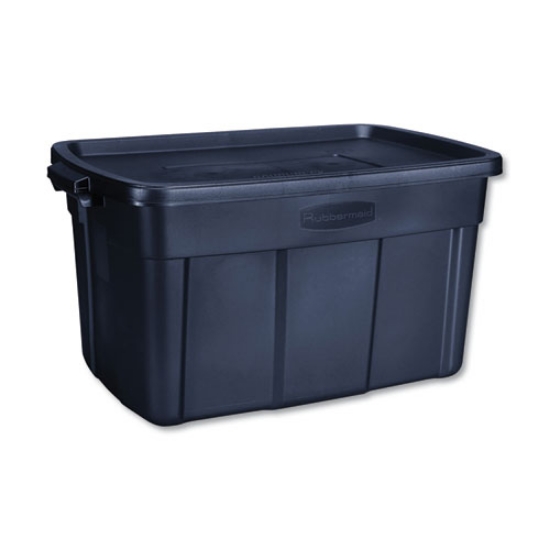 Picture of Roughneck Storage Box, 31 Gal, 20.4" X 32.3" X 16.7", Dark Indigo Metallic