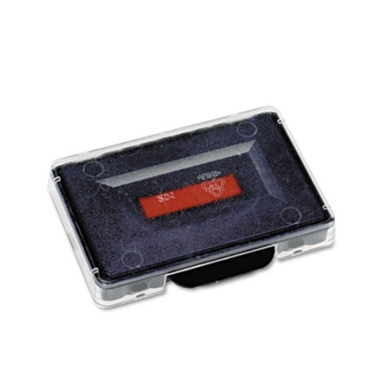 Picture of T5460 Professional Replacement Ink Pad for Trodat Custom Self-Inking Stamps, 1.38" x 2.38", Blue/Red