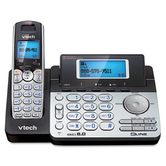 Picture of Two-Line Expandable Cordless Phone With Answering System