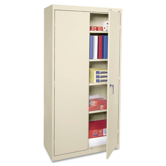 Picture of Economy Assembled Storage Cabinet, 36w X 18d X 72h, Putty