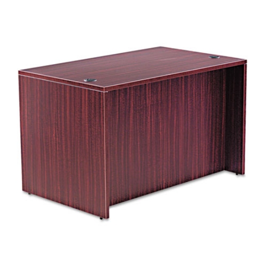 Picture of Alera Valencia Series Straight Front Desk Shell, 47.25" X 29.5" X 29.63", Mahogany