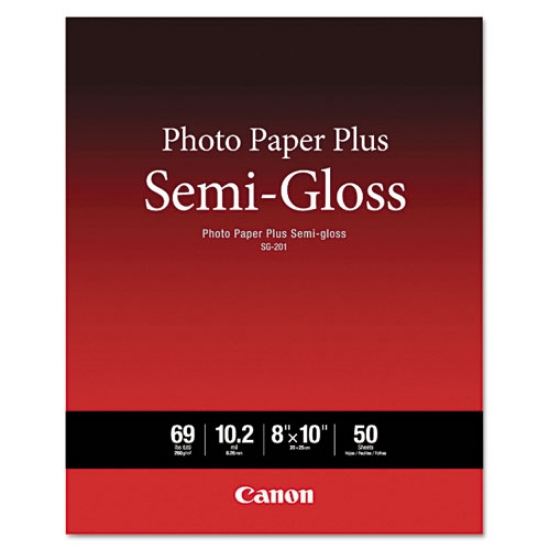 Picture of Photo Paper Plus Semi-Gloss, 10.2 mil, 8 x 10, Semi-Gloss White, 50/Pack