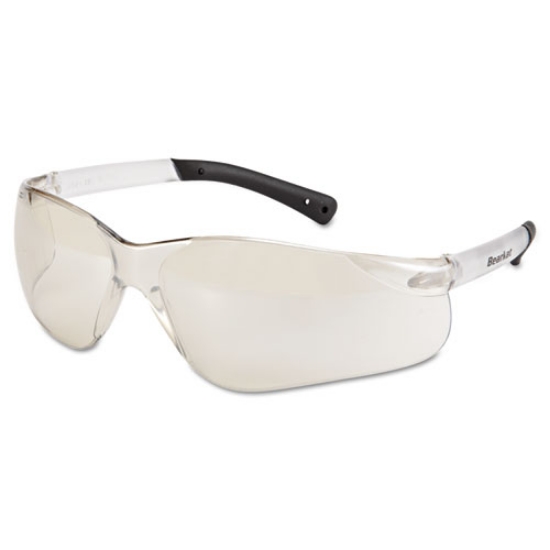 Picture of BearKat Safety Glasses, Frost Frame, Clear Mirror Lens, 12/Box