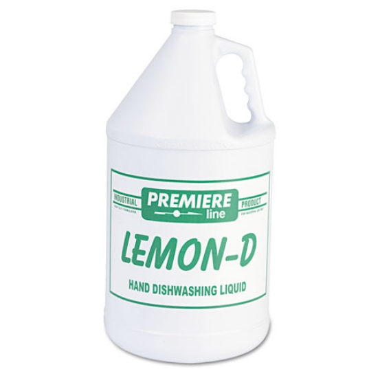 Picture of Lemon-D Dishwashing Liquid, Lemon, 1 Gal, Bottle, 4/carton