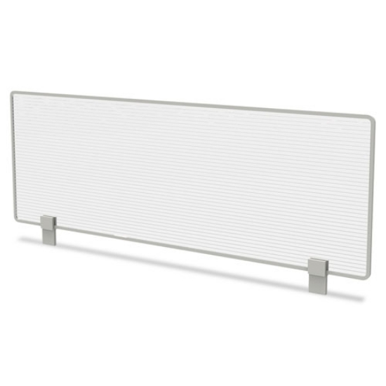 Picture of Trento Line Dividing Panel, Polycarbonate, 47.13w X 1.75d X 15.5h, Translucent