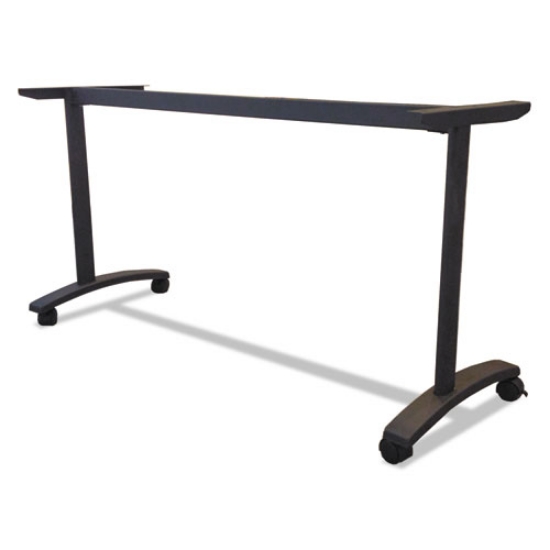 Picture of Alera Valencia Series Training Table T-Leg Base, 54w X 19.75d X 28.5h, Black