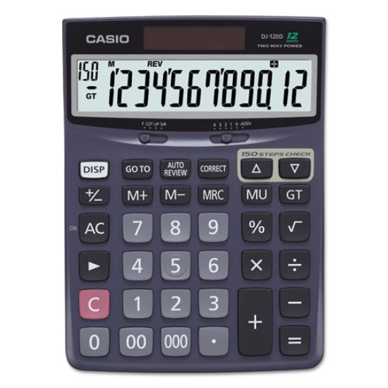 Picture of DJ120D Calculator, 12-Digit LCD