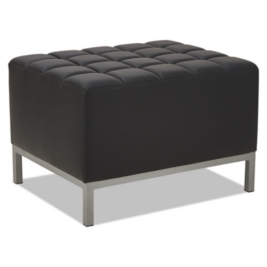 Picture of Alera Qub Series Ottoman, 26.38w X 21.5d X 17.5h, Black