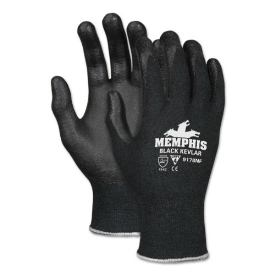 Picture of Kevlar Gloves 9178nf, Kevlar/nitrile Foam, Black, Large