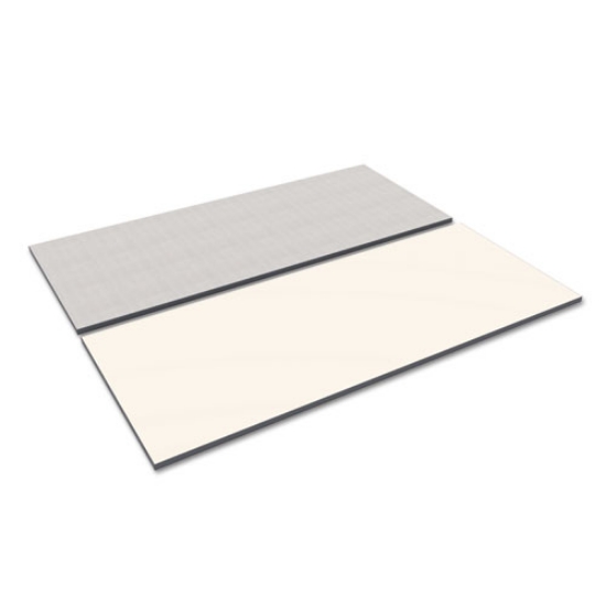 Picture of Reversible Laminate Table Top, Rectangular, 71.5w X 29.5d, White/gray