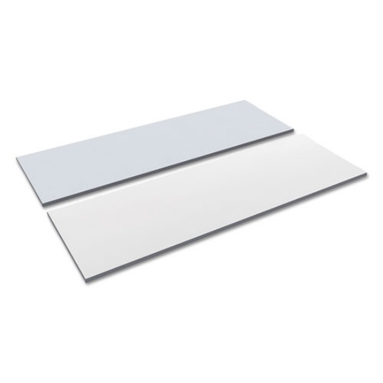Picture of Reversible Laminate Table Top, Rectangular, 71.5w X 23.63d, White/gray