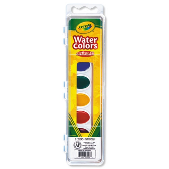 Picture of Artista Ii 8-Color Watercolor Set, 8 Assorted Colors, Palette Tray