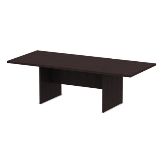 Picture of alera valencia series conference table, rectangular, 94.5w x 41.38d x 29.5h, espresso