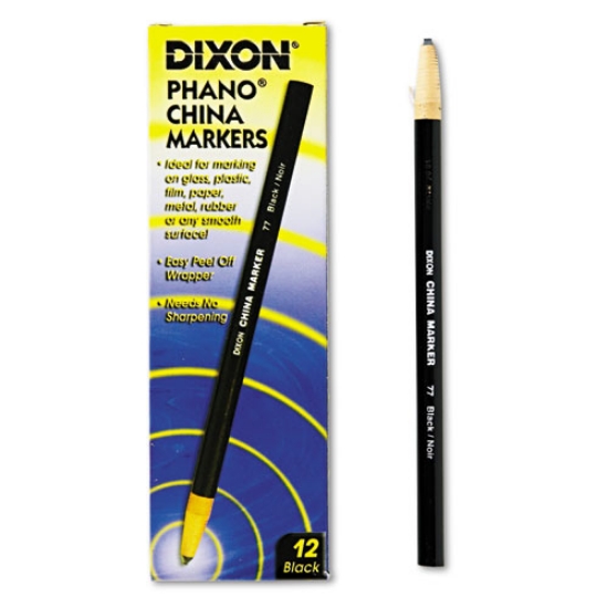 Picture of China Marker, Black, Dozen