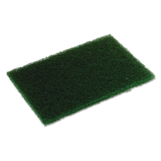 Picture of Heavy-Duty Scouring Pad, 6 X 9, Dark Green, 10/pack, 6/carton