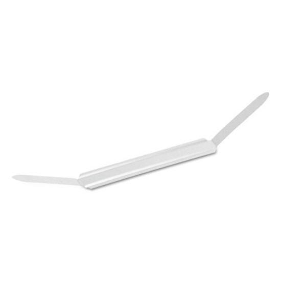 Picture of Premium Two-Prong Fastener Bases, 2" Capacity, 2.75" Center to Center, Silver, 100/Box