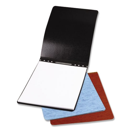 Picture of Pressboard Report Cover, Two-Piece Prong Fastener, 2" Capacity, 8.5 X 11, Black/black