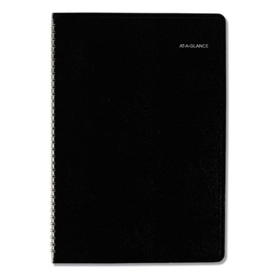 Picture of DayMinder Monthly Planner, Ruled Blocks, 12 x 8, Black Cover, 14-Month (Dec to Jan): 2023 to 2025