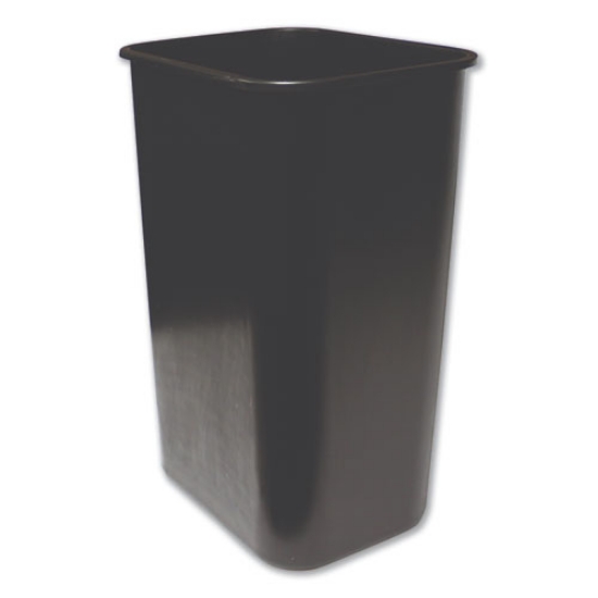 Picture of Soft-Sided Wastebasket, 41 qt, Polyethylene, Black
