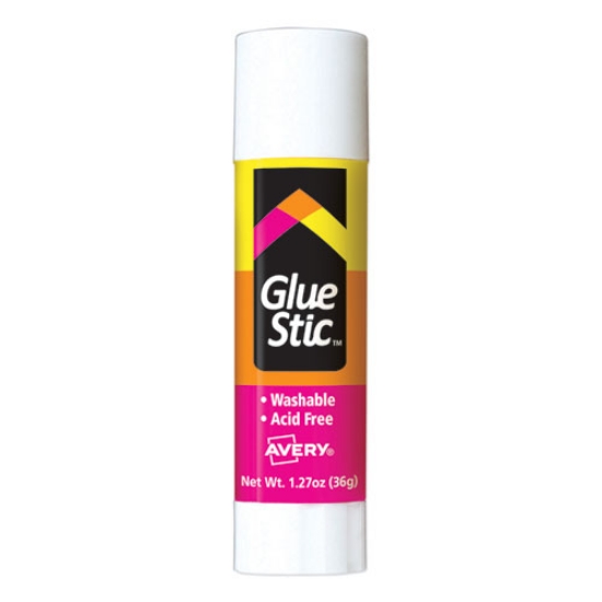Picture of Permanent Glue Stic, 1.27 Oz, Applies White, Dries Clear