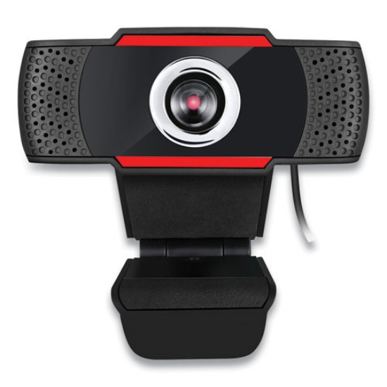 Picture of Cybertrack H3 720p Hd Usb Webcam With Microphone, 1280 Pixels X 720 Pixels, 1.3 Mpixels, Black