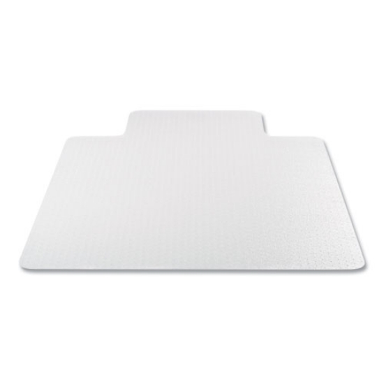 Picture of Antimicrobial Chair Mat, Medium Pile Carpet, 53 X 45, Lipped, Clear