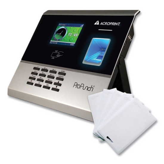 Picture of Propunch Biometric And Proximity Bundle, 50 Employees, Black