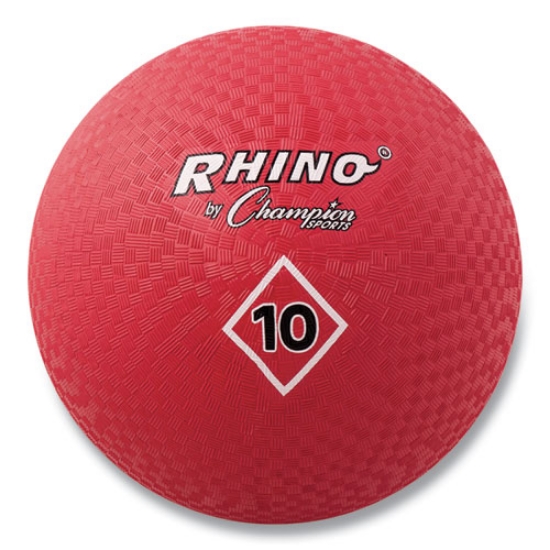 Picture of Playground Ball, 10" Diameter, Red