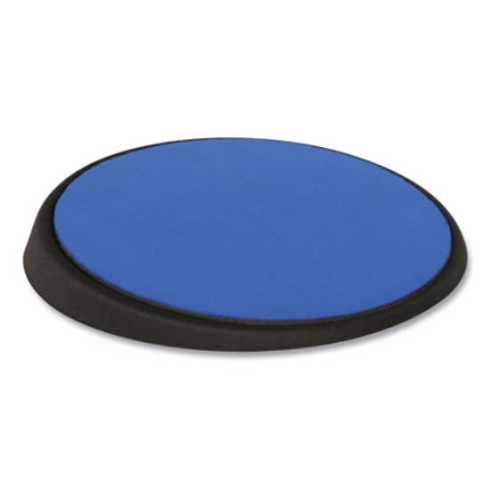 Picture of Wrist Aid Ergonomic Circular Mouse Pad, 9" Dia., Cobalt