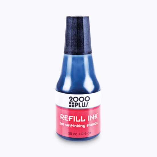 Picture of Self-Inking Refill Ink, 0.9 oz. Bottle, Black