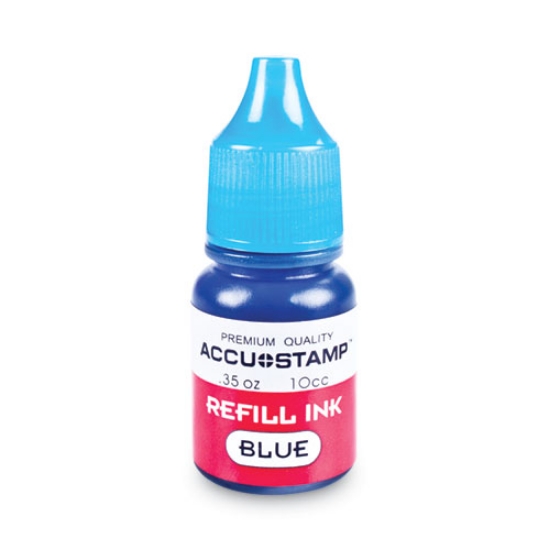 Picture of ACCU-STAMP Gel Ink Refill, 0.35 oz Bottle, Blue
