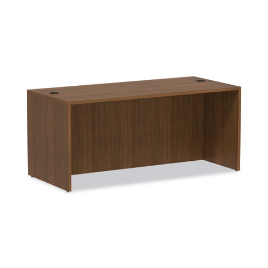 Picture of Alera Valencia Series Straight Front Desk Shell, 65" X 29.5" X 29.63", Modern Walnut