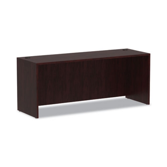 Picture of Alera Valencia Series Credenza Shell, 70.88w X 23.63d X 29.5h, Mahogany