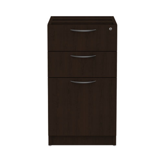 Picture of Alera Valencia Series Full Pedestal File, Left/right, 3-Drawers: Box/box/file, Legal/letter, Espresso, 15.63" X 20.5" X 28.5"