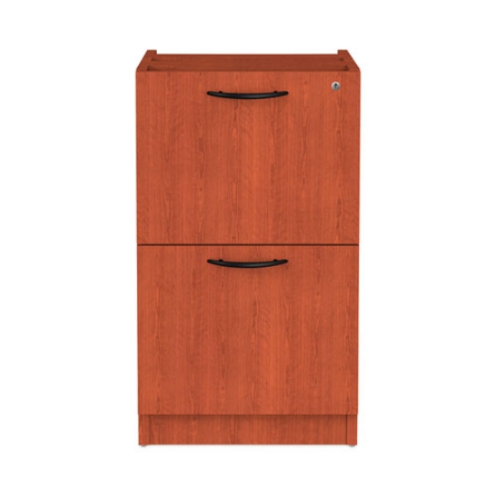 Picture of Alera Valencia Series Full Pedestal File, Left/right, 2 Legal/letter-Size File Drawers, Medium Cherry, 15.63" X 20.5" X 28.5"