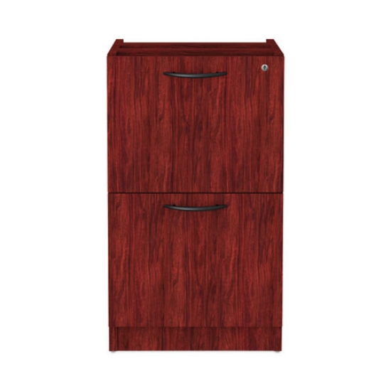 Picture of Alera Valencia Series Full Pedestal File, Left Or Right, 2 Legal/letter-Size File Drawers, Mahogany, 15.63" X 20.5" X 28.5"
