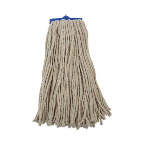 Picture of Cut-End Lie-Flat Wet Mop Head, Cotton, 16oz, White, 12/carton