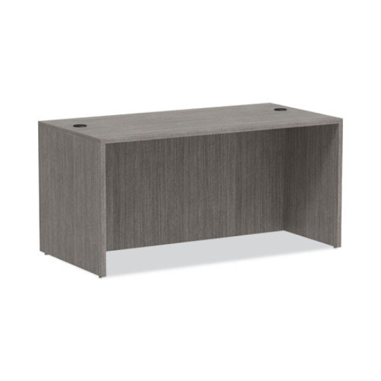 Picture of Alera Valencia Series Straight Front Desk Shell, 59.13" x 29.5" x 29.63", Gray