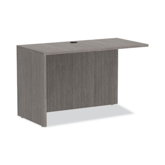 Picture of Alera Valencia Series Reversible Return/Bridge Shell, 47.25w x 23.63d x 29.5h, Gray