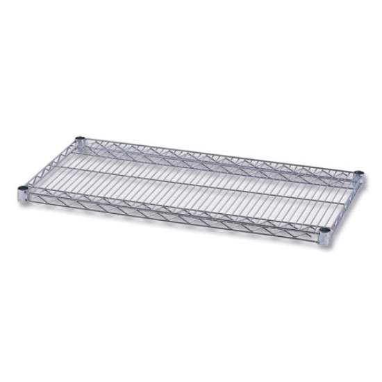 Picture of Industrial Wire Shelving Extra Wire Shelves, 36w X 18d, Silver, 2 Shelves/carton