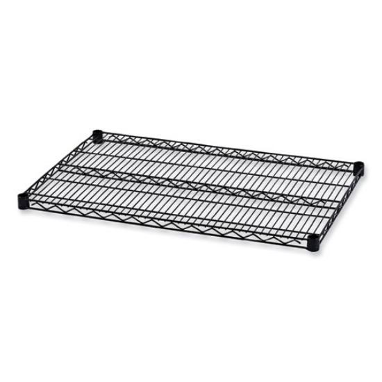 Picture of Industrial Wire Shelving Extra Wire Shelves, 36w X 24d, Black, 2 Shelves/carton