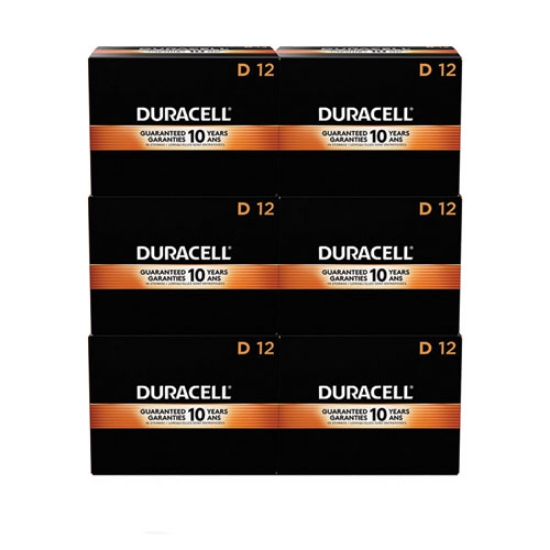 Picture of Coppertop Alkaline D Batteries, 72/carton