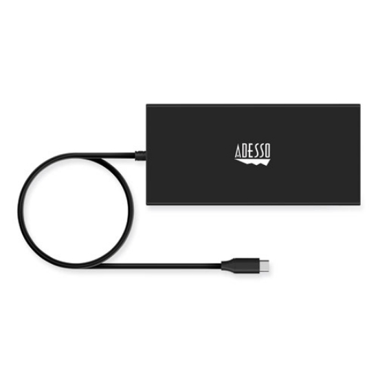 Picture of 12-in-1 usb-c multi-port taa compliant docking station, black