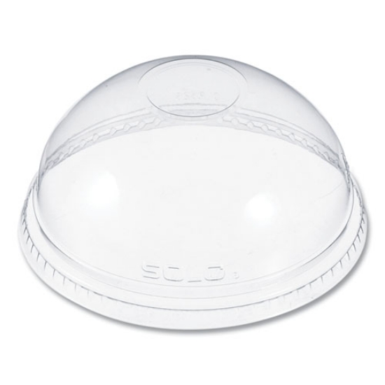 Picture of Plastic Dome Lid, Fits 5.5 oz to 26 oz Foam Cups, Clear, 1,000/Carton
