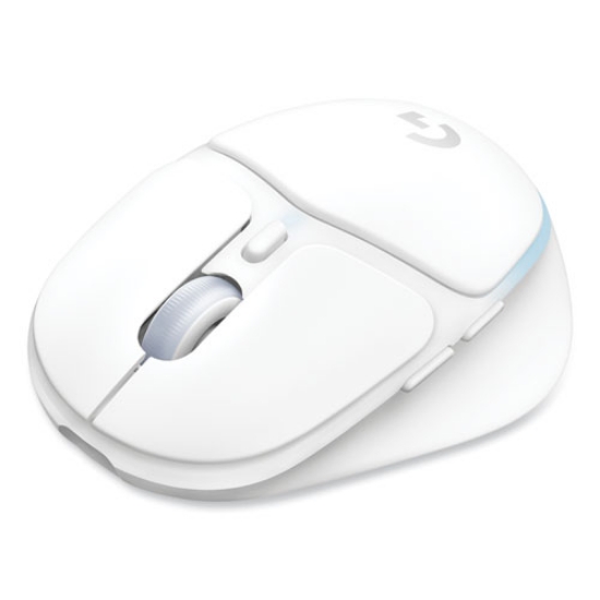 Picture of g705 wireless gaming mouse, 2.4 ghz frequency/33 ft wireless range, right hand use, white