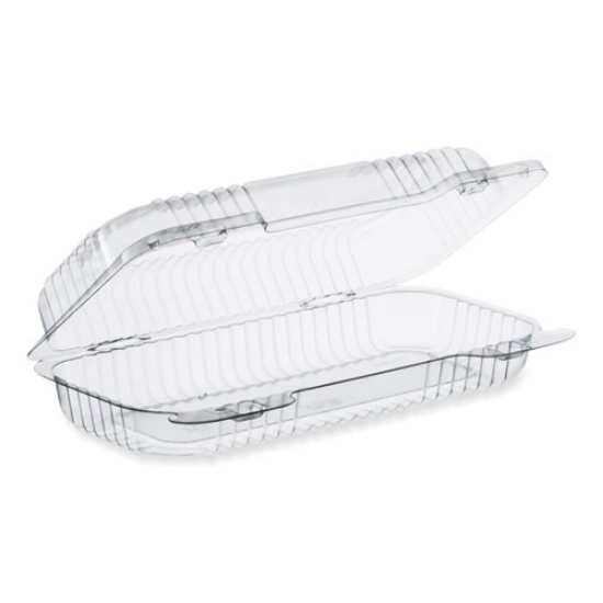 Picture of StayLock Clear Hinged Lid Containers, 4.5 x 8.5 x 2.1, Clear, OPS Plastic, 250/Carton