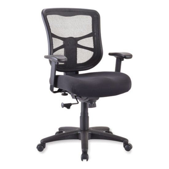 Picture of Alera Elusion Series Mesh Mid-Back Swivel/tilt Chair, Supports Up To 275 Lb, 17.9" To 21.8" Seat Height, Black