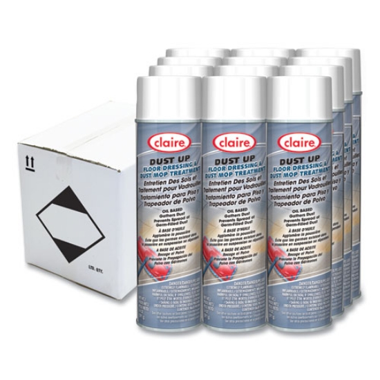 Picture of Dust Up Floor Dressing and Dust Mop Treatment, Lemon Scent, 14 oz Aerosol Spray, Dozen